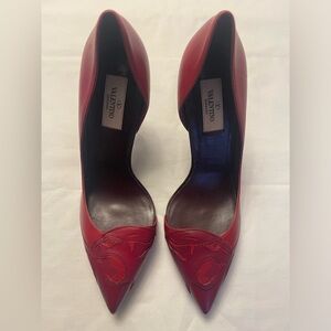 Valentino Garavani Red Panther Heels